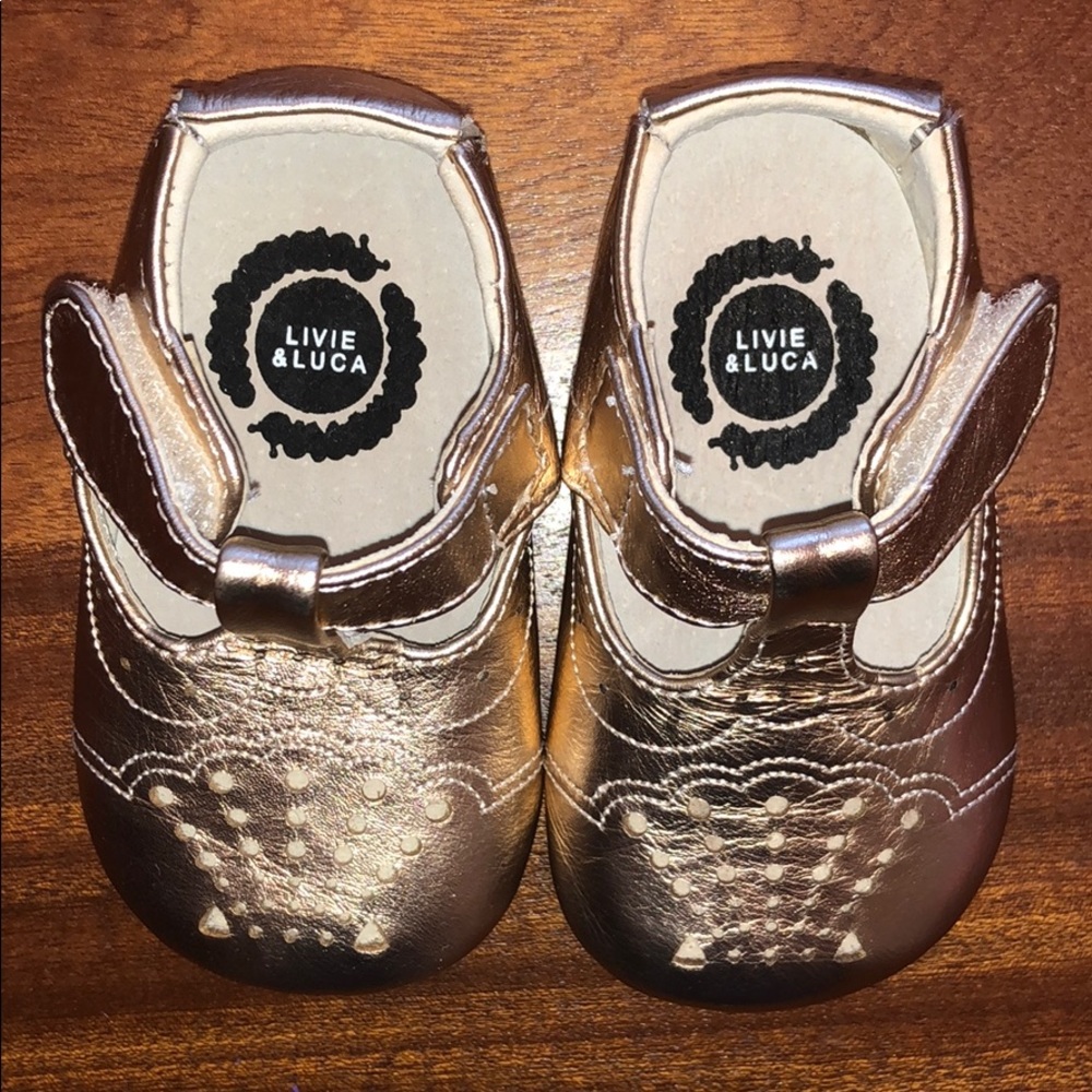 Livie & Luca Cora Rosegold Metallic Brand New